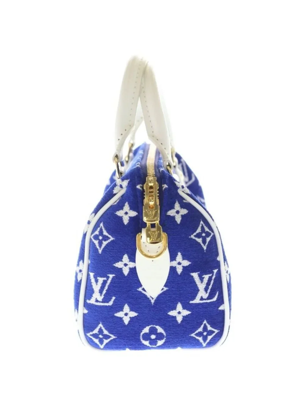 Louis Vuitton Monogram Speedy Bandouliere 20 2-Way Handbag Blue